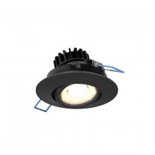  LEDDOWNG3-BK - 3 Inch Round Recessed LED Gimbal Light