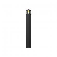  LEDPATH003D-BK - 4 Inch X - Shaped Luminaire LED Bollard Path Light