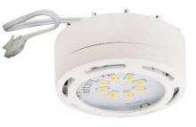  3580LED-PLW-C - Undercabinet,120v Linkable LED Puck Light, White,1 Light Kit, 8 LEDs,3000K, 275Lumens,4 Watt