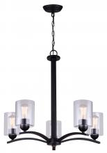  ICH370A05BK-CL - HAMPTON 5 Light Chandelier