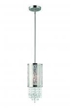  IPL394A01CH - Benito, IPL394A01CH -G-, 1 Lt Rod Pendant, Shade, 60W Type A, 6inch W x 63.5inch H