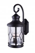  IOL210 - Outdoor 1 Light Outdoor Lantern, Black Finish