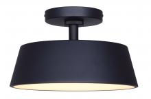  LOL649BK - BAXLEY LED Integrated Outdoor Ceiling Light, Black Finish