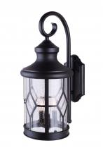  IOL210BK - Outdoor 1 Light Outdoor Lantern, Black Finish