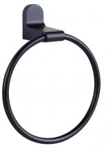  BA105A06BK - Bath Accessories, LYLA, BA105A06BK, MBK Color, Towel Ring, 6.75" W x 8" H x 2.75" D