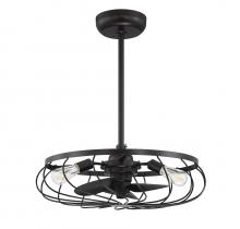  M2008ORB - 14" 3-Light Fan D'Lier in Oil Rubbed Bronze