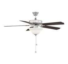  M2018BNRV - 52" 2-Light Ceiling Fan in Brushed Nickel