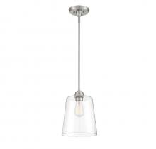  M70081BN - 1-Light Pendant in Brushed Nickel