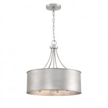  M7040AS - 4-Light Pendant in Antique Silver