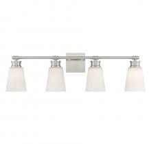  M80056BN - 4-Light Bathroom Vanity Light in Brushed Nickel