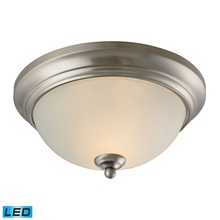  7002FM/20-LED - Thomas - Huntington 11'' Wide 2-Light Flush Mount - Brushed Nickel