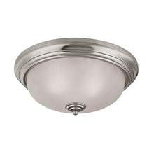  7013FM/20 - Thomas - Huntington 15'' Wide 3-Light Flush Mount - Brushed Nickel