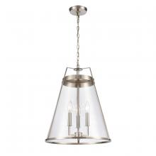  82265/3 - Judy 16'' Wide 3-Light Pendant - Satin Nickel