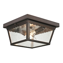  9002EF/70 - Thomas - Springfield 10'' Wide 2-Light Outdoor Flush Mount - Hazelnut Bronze