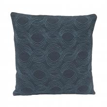  HVT0897-9980 - Embroidered Wave 20x20'' Pillow - Blue