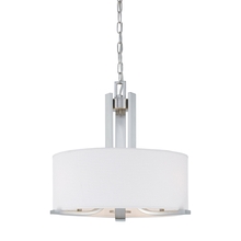  SL806678 - Thomas - Pendenza 20'' Wide 3-Light Chandelier - Brushed Nickel