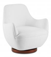  7000-0571 - Brene Walnut Swivel Armchair,