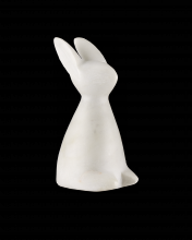  1200-0654 - White Marble Rabbit