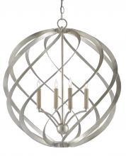  9000-0507 - Roussel Silver Orb Chandelier