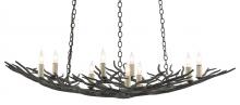  9000-0555 - Rainforest Small Bronze Chandelier