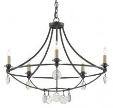  9000-0641 - Novella Small Black Chandelier