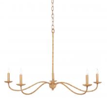  9000-0848 - Saxon Small Tan Chandelier