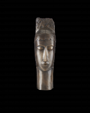  1200-0598 - Art Deco Head Bronze